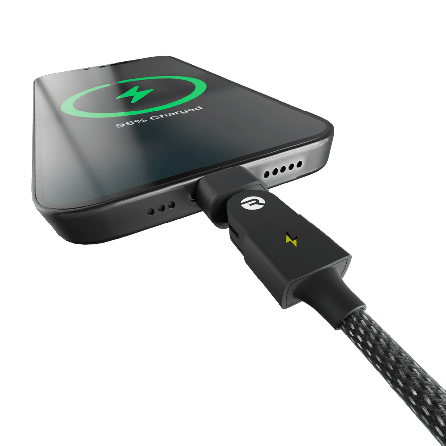 Type C: for Android & iPhone 15+ / 3ft / Black