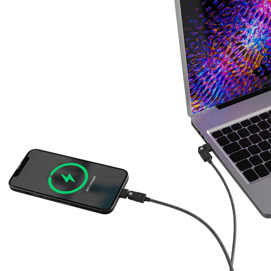 Type C: for Android & iPhone 15+ / 3ft / Black