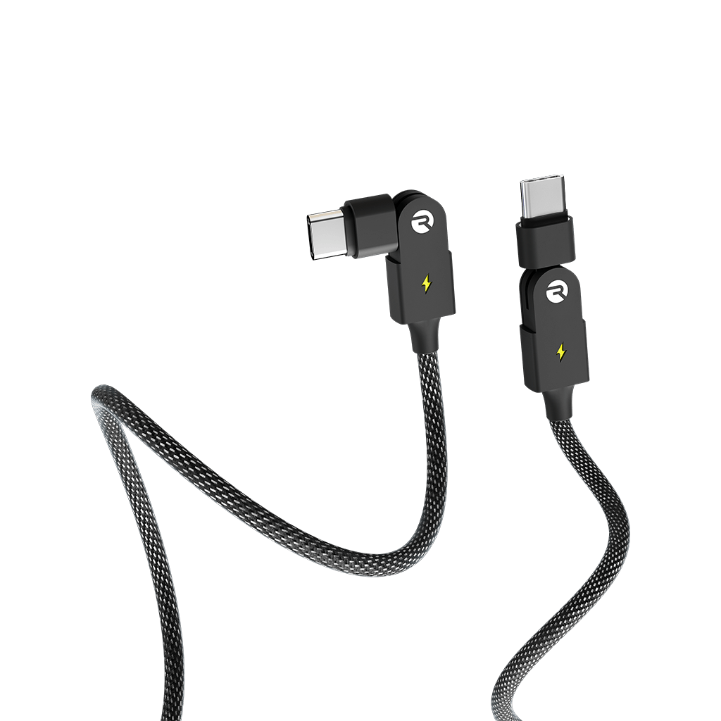 Type C: for Android & iPhone 15+ / 3ft / Black