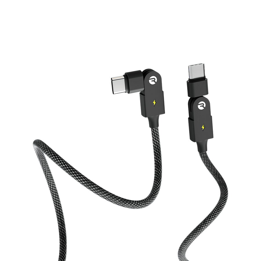 Type C: for Android & iPhone 15+ / 3ft / Black