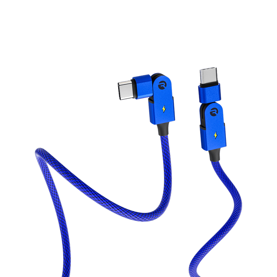 Type C: for Android & iPhone 15+ / 3ft / Blue