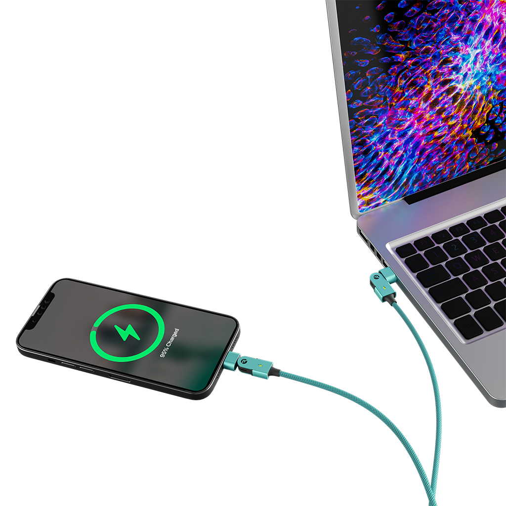 Type C: for Android & iPhone 15+ / 6ft / Mint