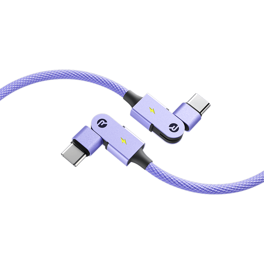 Type C: for Android & iPhone 15+ / 6ft / Purple