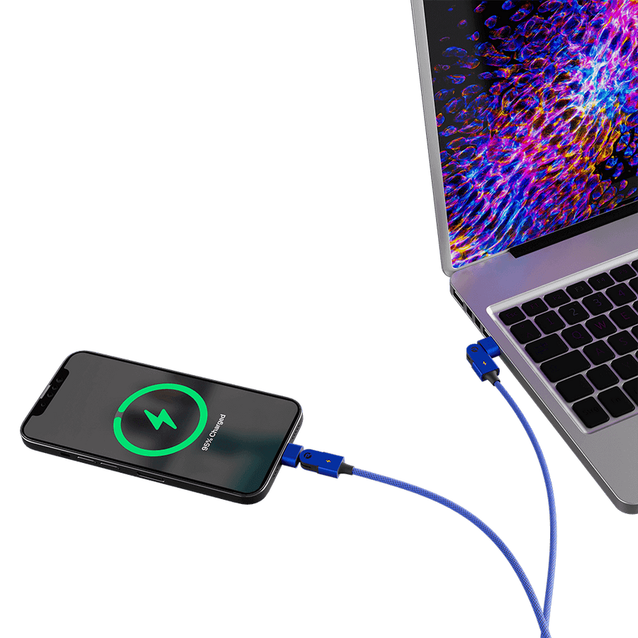 Lightning: for iPhone 13/14 and older / 3ft / Blue