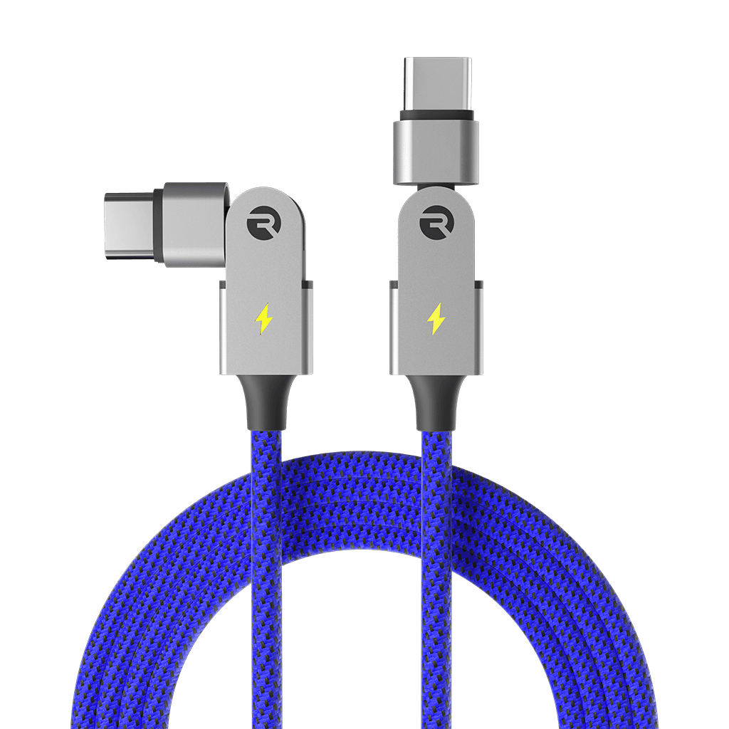 Type C: for Android & iPhone 15+ / 6ft / Blue