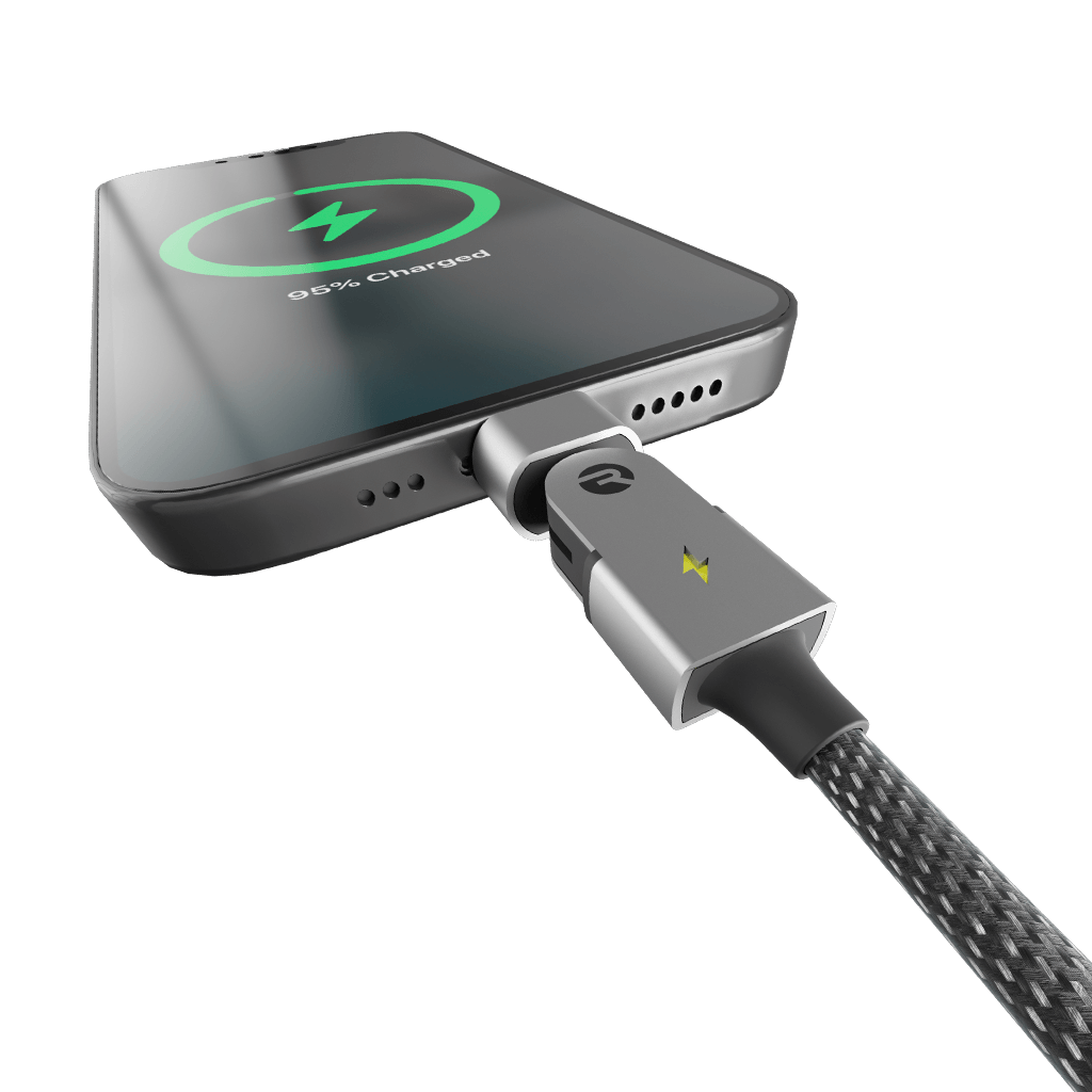 Type C: for Android & iPhone 15+ / 6ft / Black