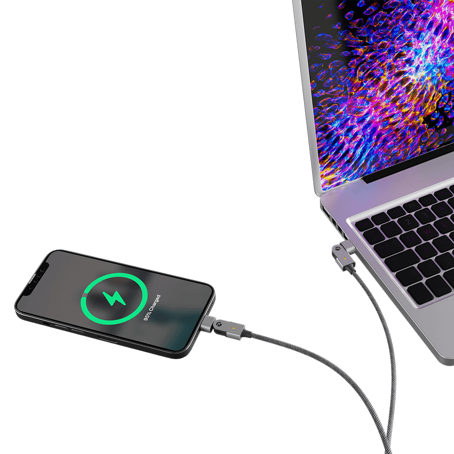 Type C: for Android & iPhone 15+ / 6ft / Black