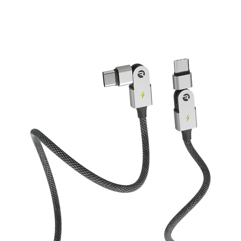 Type C: for Android & iPhone 15+ / 6ft / Black