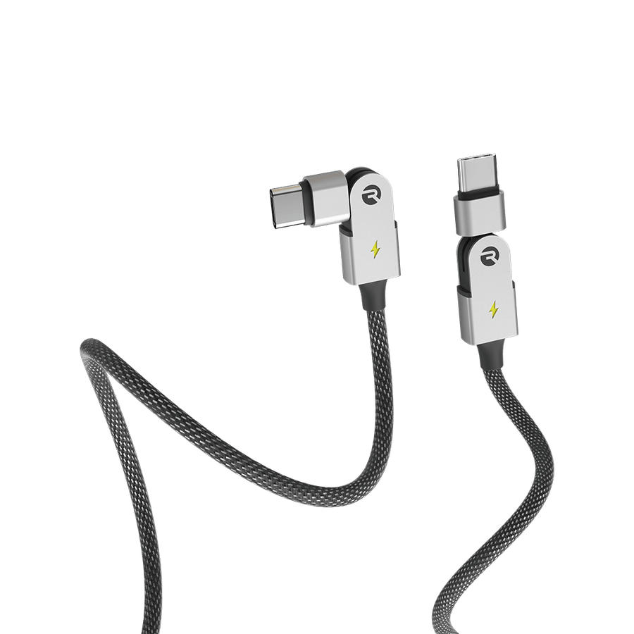 Type C: for Android & iPhone 15+ / 6ft / Black