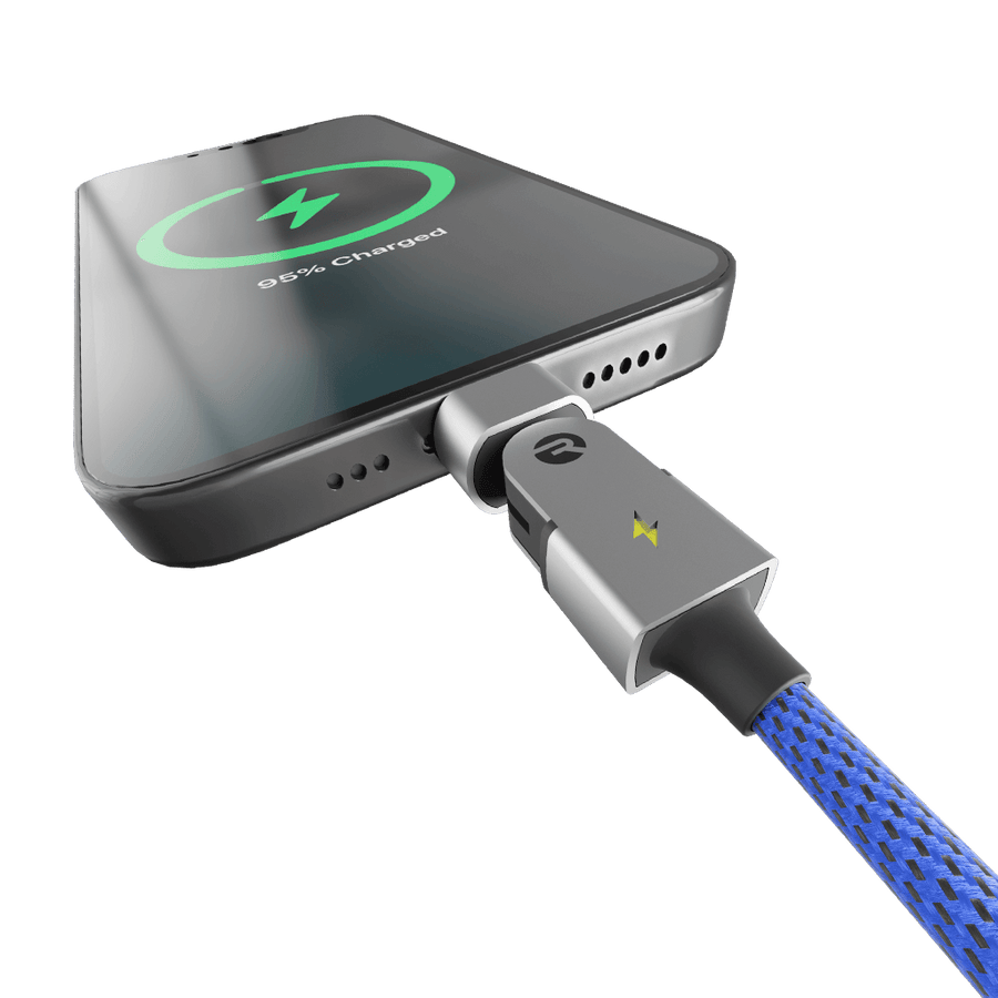 Type C: for Android & iPhone 15+ / 6ft / Blue